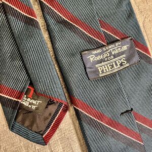 Robert Talbott For‎ Phelps Hand Sewn finest silk Men's neck tie 3in.x55in.